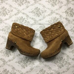 Ugg Lynnea Arroyo tan ankle boots sz 5 suede
